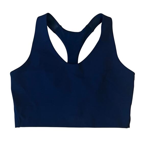 NWT Spanx Longline Medium Impact Sports Bra Midnight Navy Size XL - Picture 3 of 6